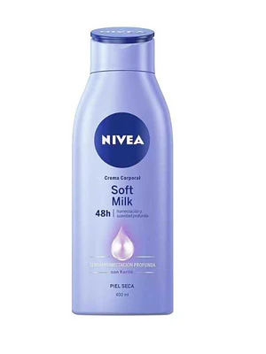 Crema corporal Soft Milk Piel seca 400 ml. Nivea