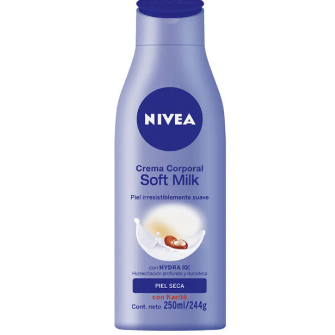 Crema corporal Milk soft Piel seca 250 ml. Nivea 1