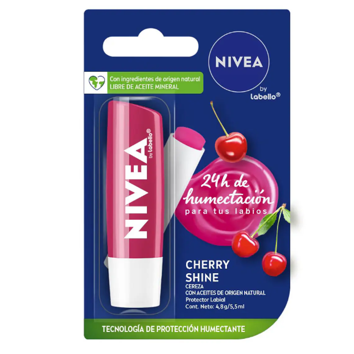 Bálsamo labial Cherry shine Cereza. Nivea 1