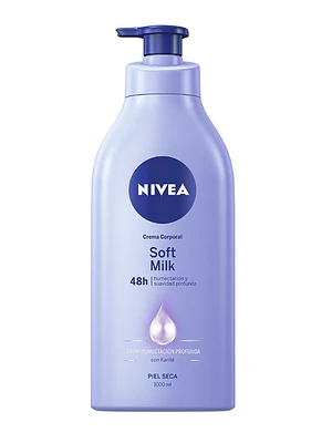 Crema corporal Milk soft Piel seca 1000 ml. Nivea