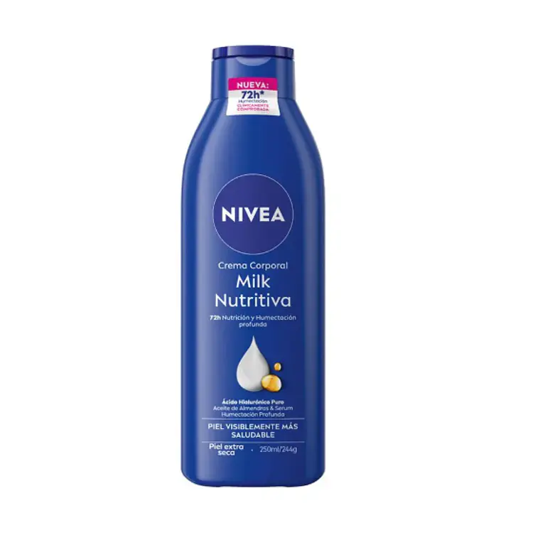 Crema corporal Milk nutritiva Piel extra seca 250 ml. Nivea 1