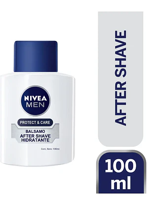 Bálsamo After shave hidratante Protect & care 100 ml. Nivea men
