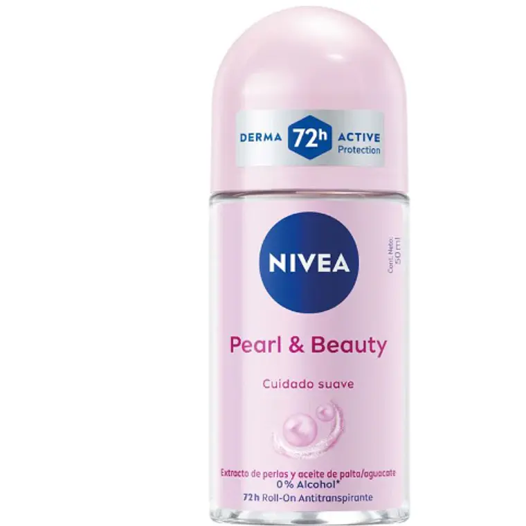 Desodorante Pearl & Beauty Cuidado suave Roll-on 50 ml. Nivea 1