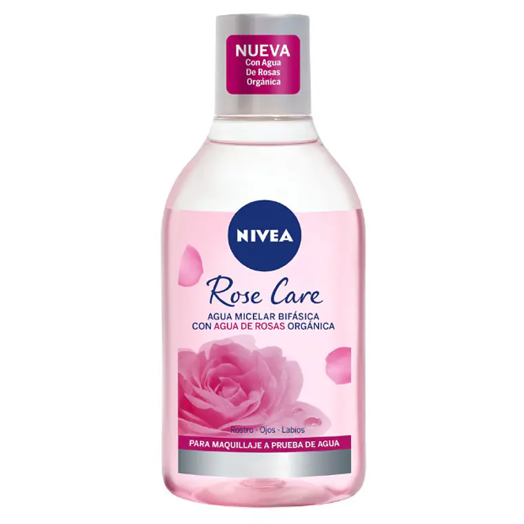 Agua Micellar bifásica Rose Care 400 ml. Nivea 1
