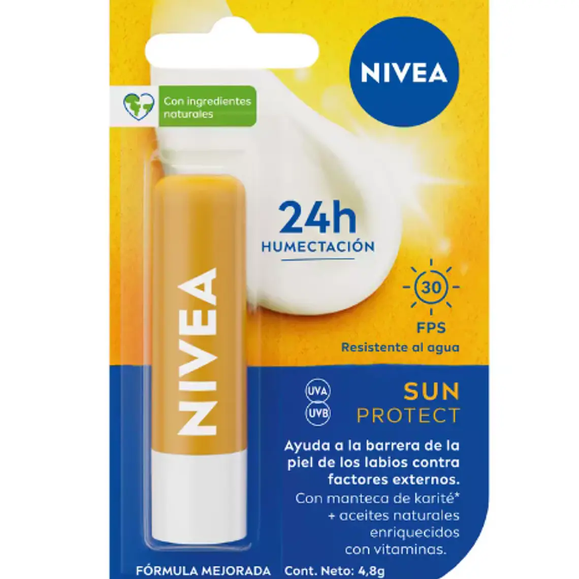 Bálsamo labial FPS 30 Sun Protect. Nivea 1