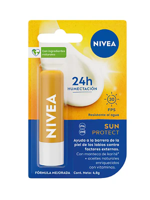 Bálsamo labial FPS 30 Sun Protect. Nivea