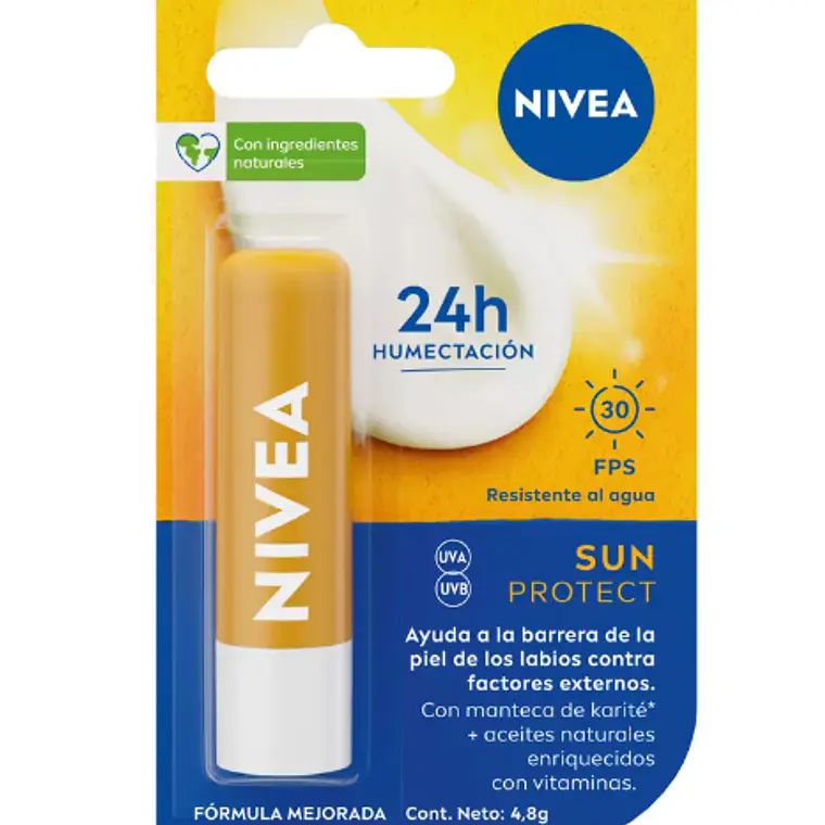 Bálsamo labial FPS 30 Sun Protect. Nivea 1