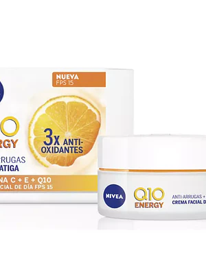 Crema facial Q10 Energy Anti-arruga anti-fatiga Vitamina C 50 ml. Nivea