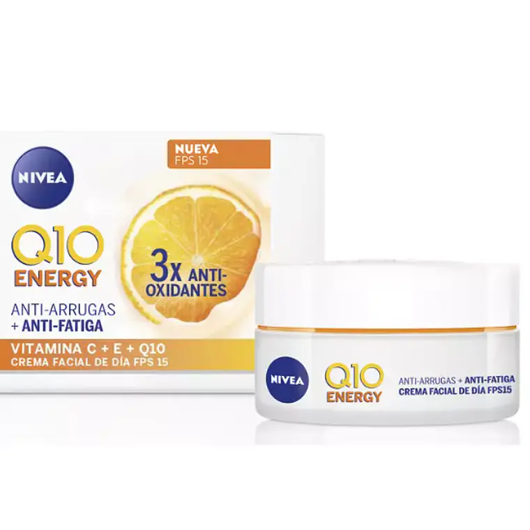 Crema facial Q10 Energy Anti-arruga anti-fatiga Vitamina C 50 ml. Nivea 1