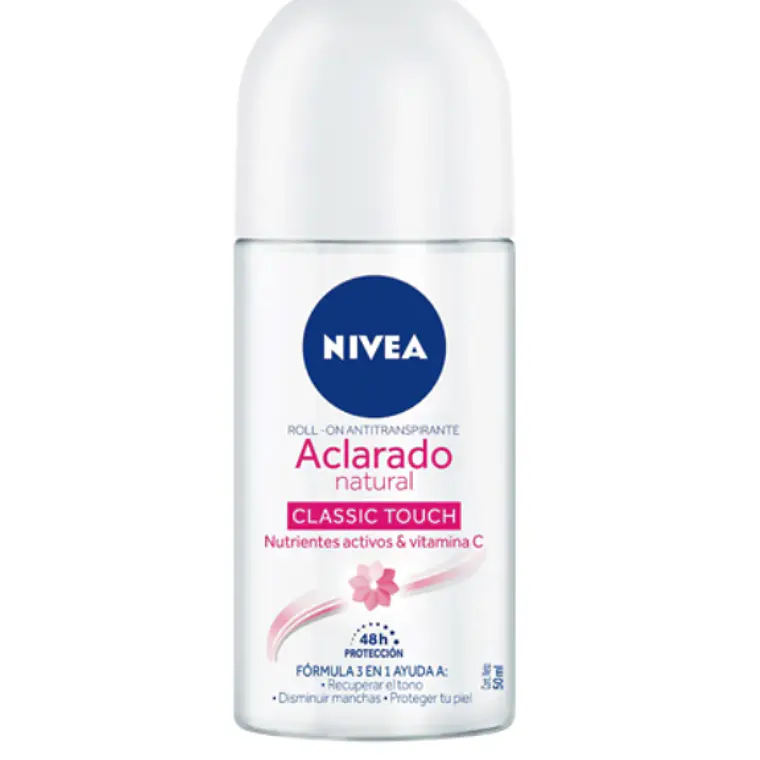 Desodorante Aclarado natural Classic Touch Roll-on 50 ml. Nivea 1