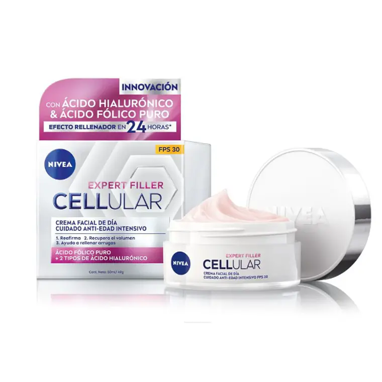 Crema facial Expert filler Cellular Anti-edad día 50 ml. Nivea 1