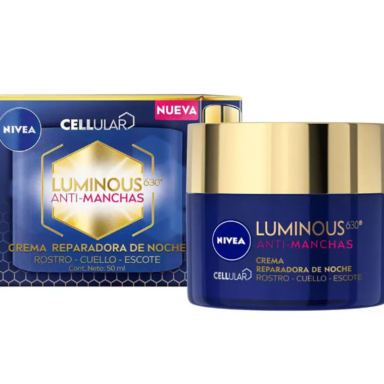 Luminus 630 Anti-manchas Crema reparadora noche 50 ml. Nivea 1