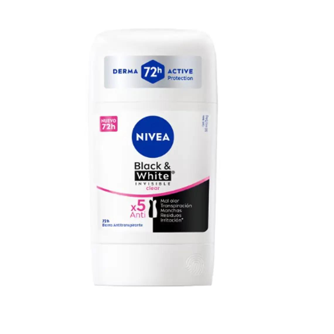 Nivea Desodorante Barra Black & Withe Toque Seda 53 G - Dama 1