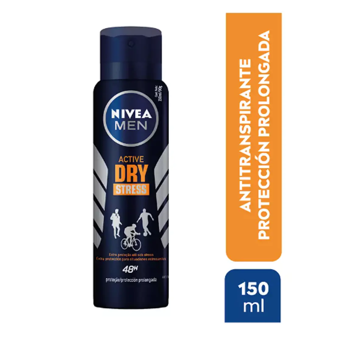Nivea Deo Spray For Men Stress Dry Protc X 150 Ml 1