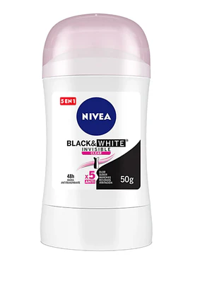 Nivea Deo Barra Mujer Black & White Clear X 53 Gr