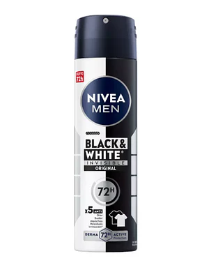 Nivea Deo Spray For Men B&W Invisible X 150 Ml