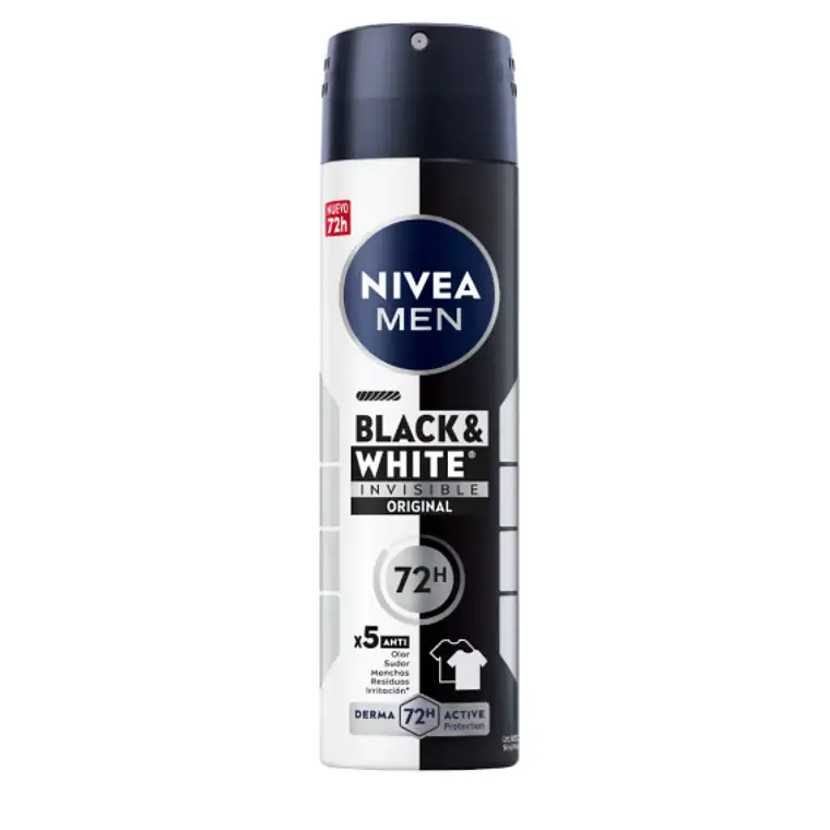 Nivea Deo Spray For Men B&W Invisible X 150 Ml 1