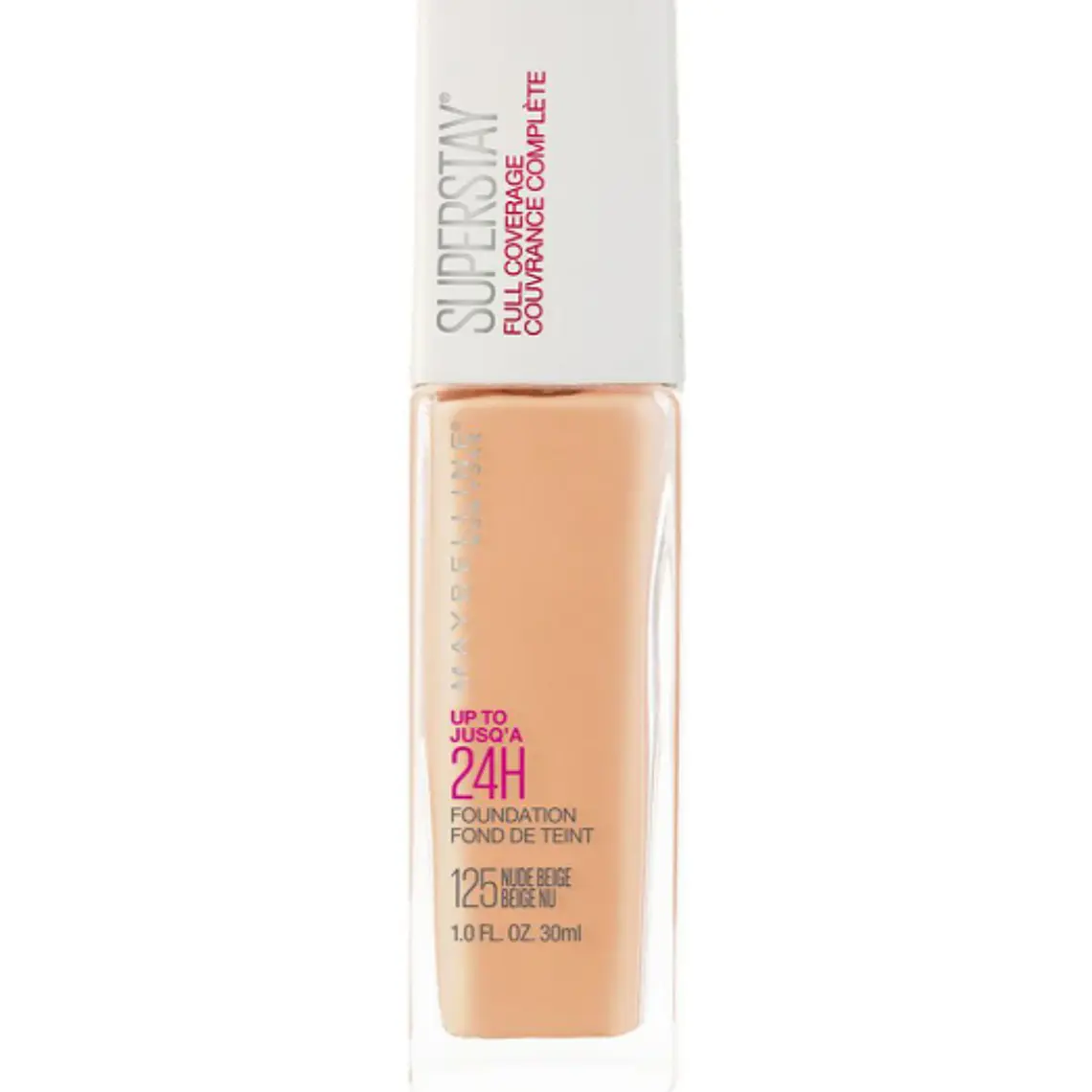Maybelline Base Superstay 24 Horas Alta Cobertura 125 Nude Beige 1