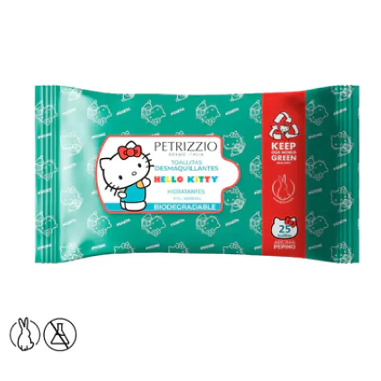 Toallitas Desmaquillantes Kitty Pepino X 25 Und Petrizzio 1