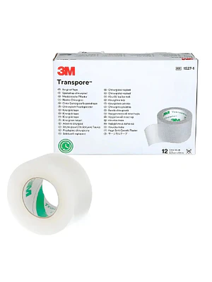 Transpore 2,5 X 9,1 Cm X1 Mt X 12 Und (Dm)