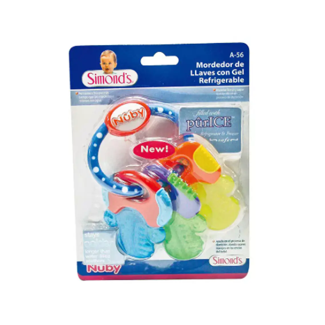 Mordedor de llaves con gel  refrigerable. Simond's 1