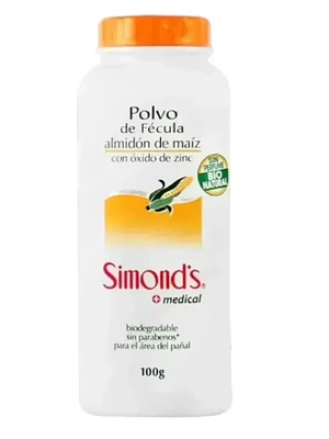 Polvo de fécula almidón de maiz 100 g. Simond's