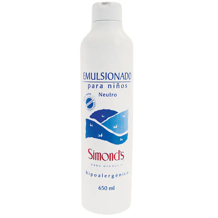 Emulsionado para niños Neutro 650 ml. Simond's 1