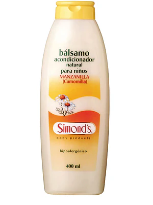 Bálsamo acondicionador natural para niños Manzanilla 400 ml. Simond's