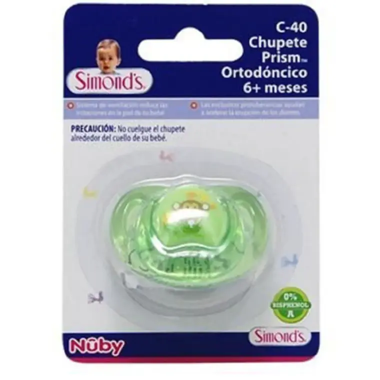 Chupete Prism ortodócico + 6 Meses. Simond's 1