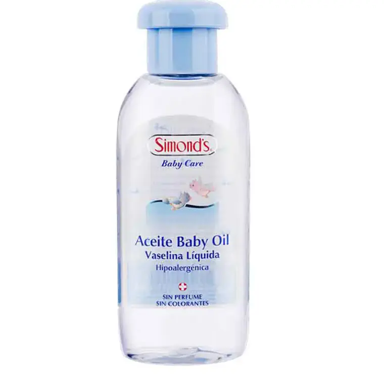 Aceite Baby oil Vaselina líquida Hipoalergénico 210 ml. Simond's 1