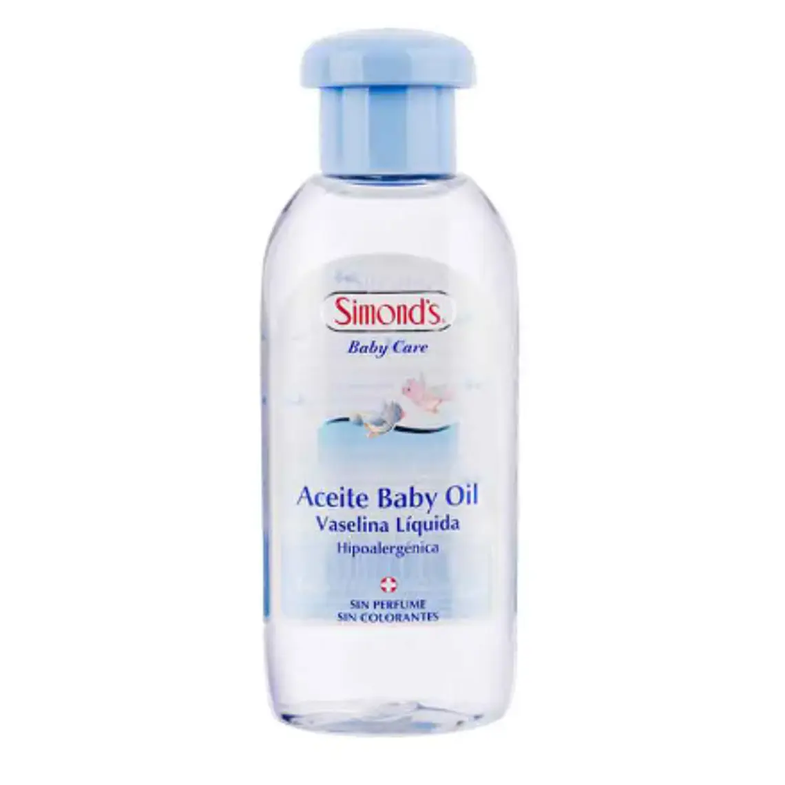 Aceite Baby oil Vaselina líquida Hipoalergénico 125 ml. Simond's 1
