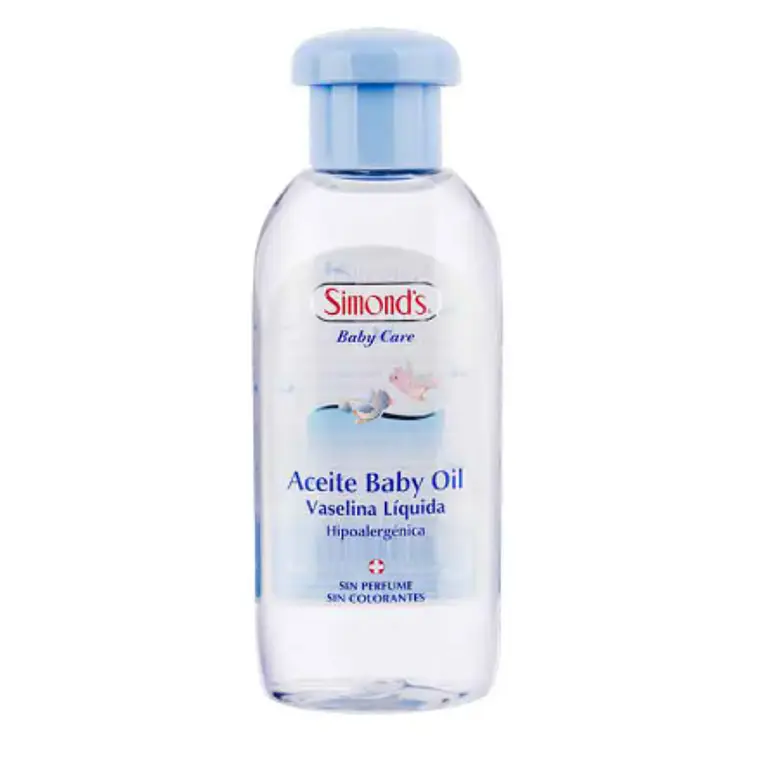 Aceite Baby oil Vaselina líquida Hipoalergénico 125 ml. Simond's 1