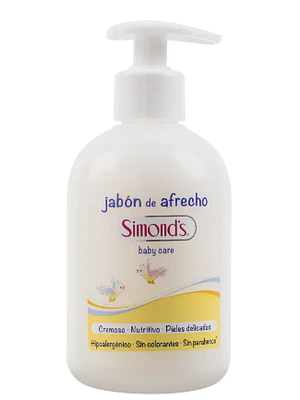 Jabón de afrecho Hipoalergénico con válvula 340 ml. Simond's