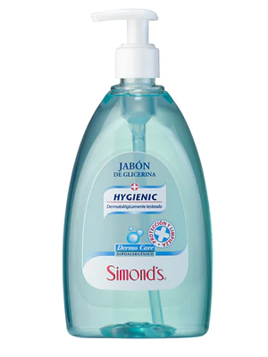 Jabón de glicerina Hygienic Dermo Care Válvula 500 ml. Simond's