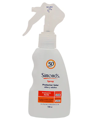 Protector Solar FPS50 Spray gatillo 100 ml. Simond's