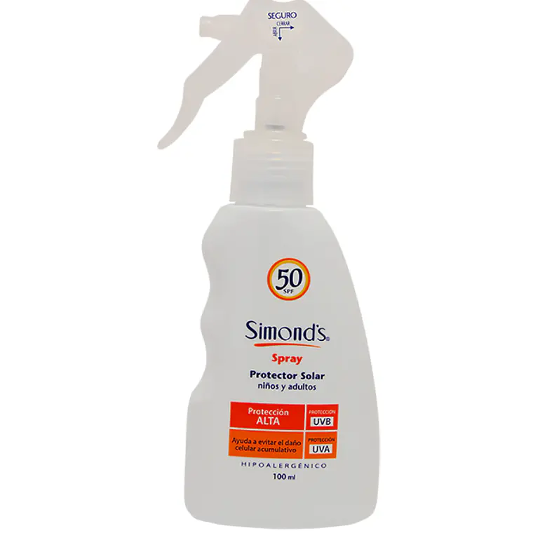 Protector Solar FPS50 Spray gatillo 100 ml. Simond's 1