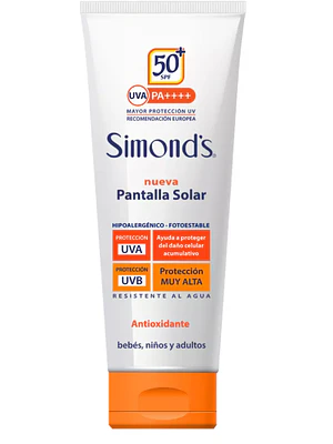 Pantalla solar FPS50+ Pomo 200 ml. Simond's