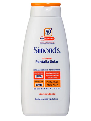 Pantalla solar FPS50+ 200 ml. Simond's