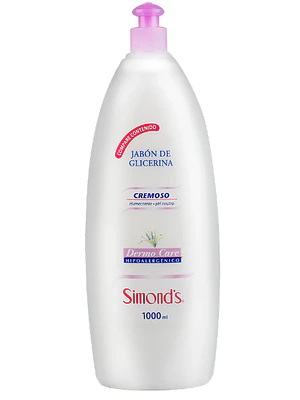 Jabón de glicerina Cremoso Dermo Care 1000 ml. Simond's