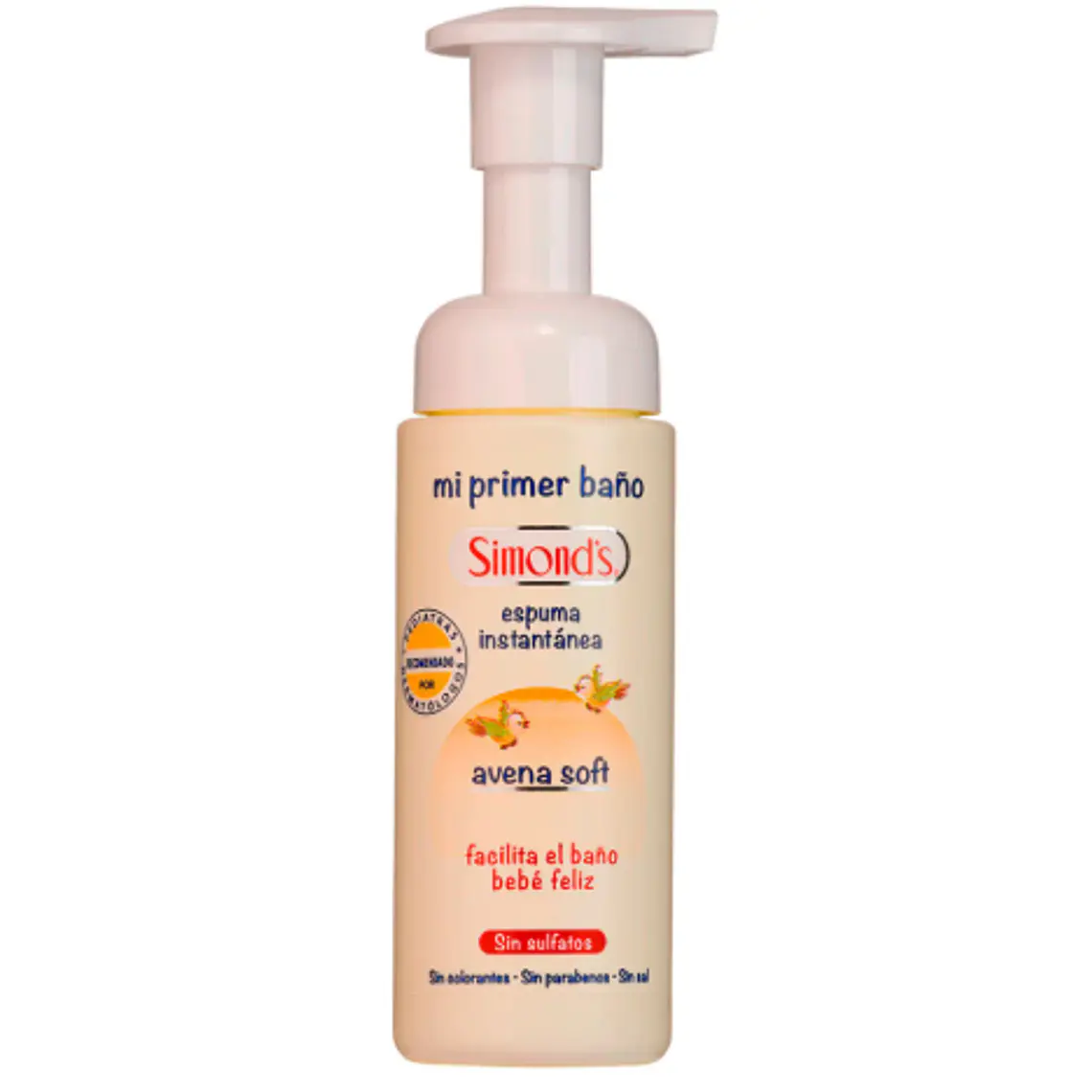 Mi primer baño Espuma instantánea Avena Soft 170 ml. Simond's 1