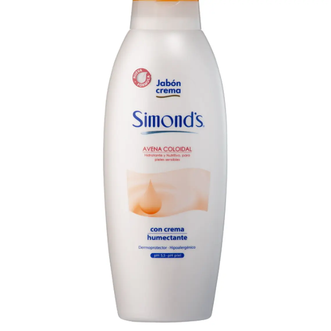 Jabón crema Avena coloidal Humectante 850 ml. Simond's 1