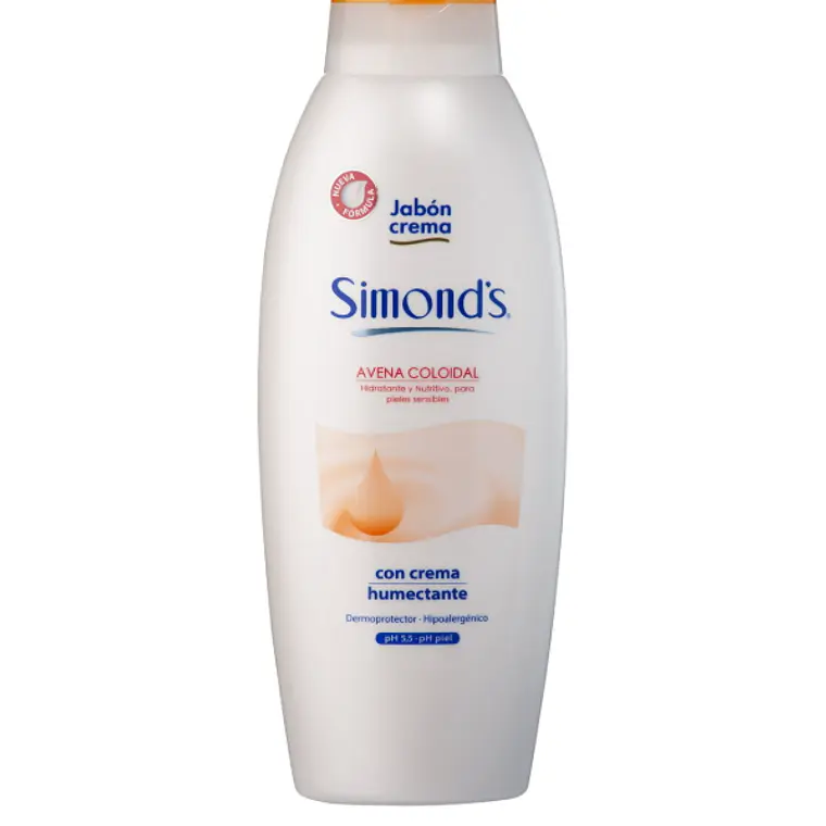 Jabón crema Avena coloidal Humectante 850 ml. Simond's 1