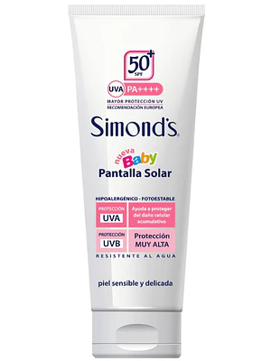 Pantalla solar FPS50+ Baby Pomo 200 ml. Simond's