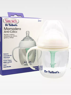 Mamadera Anti-cólicos Dr. Talbot's Auto esterilizable 180 ml. Simond's