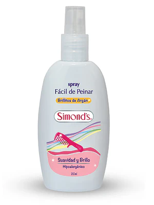 Spray Fácil de peinar Brillitos de Argán 210 ml. Simond's