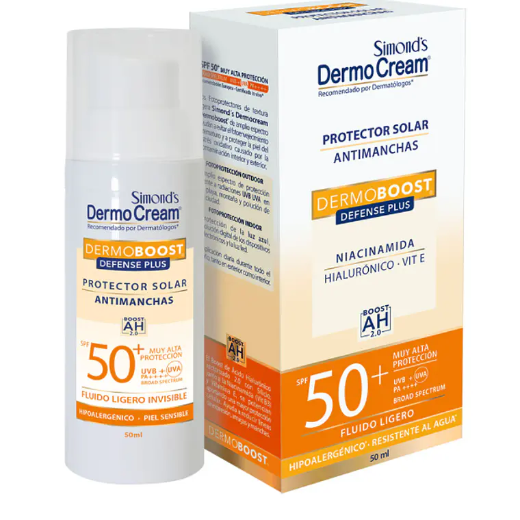 DermoCream Protector solar FPS50+ Anti-manchas Defense plus 50 ml. Simond's 1
