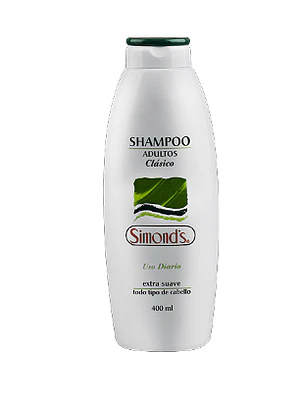 Shampoo adultos Clásico 400 ml. Simond's