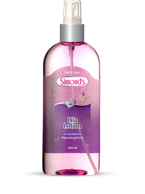 Colonia Lila lotion Hipoalergénica 260 ml. Simond's