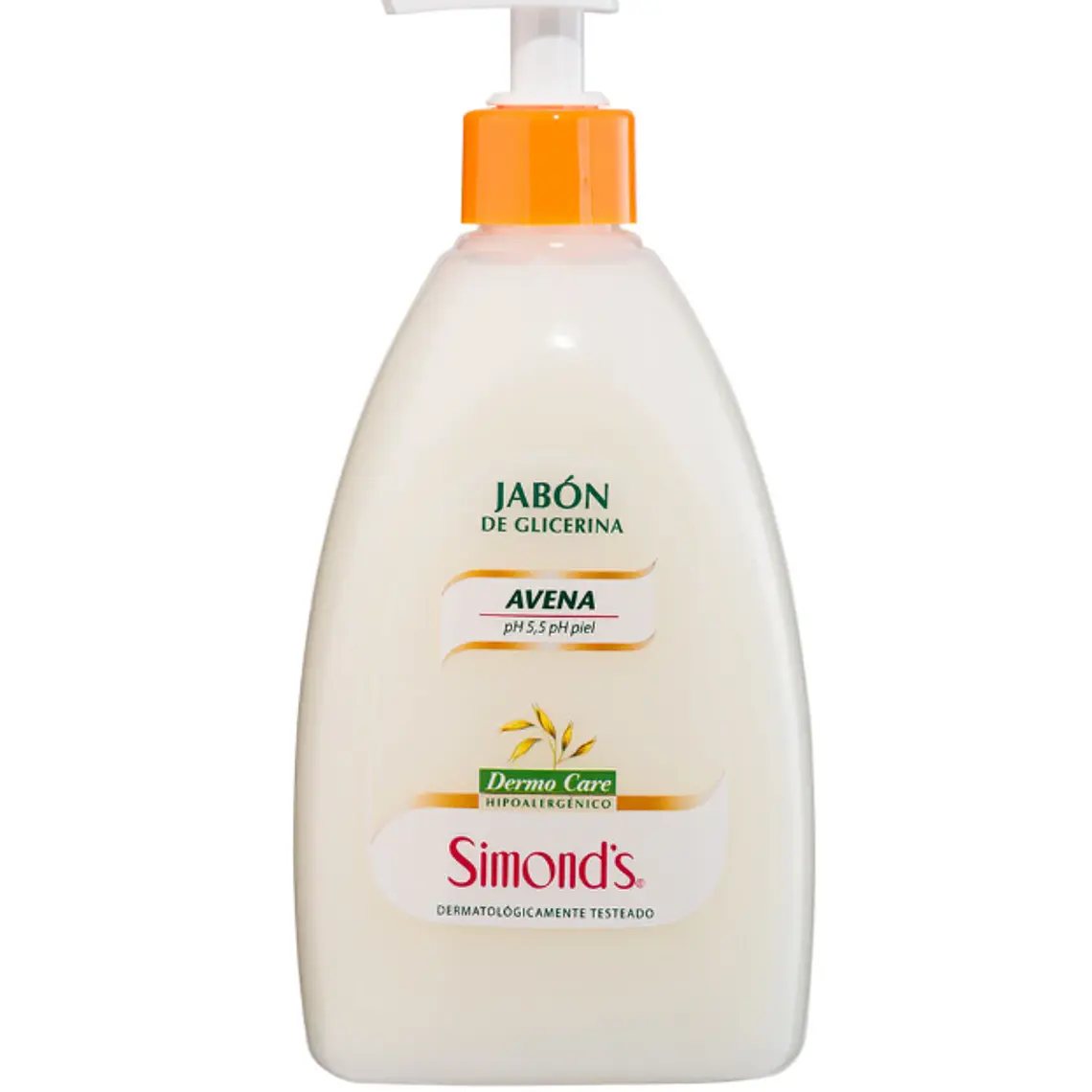 Jabón de glicerina Dermo Care Avena 500 ml. Simond's 1