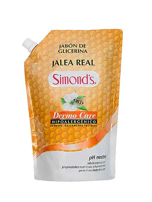 Jabón de glicerina Jalea Real Doypack 750 ml. Simond's